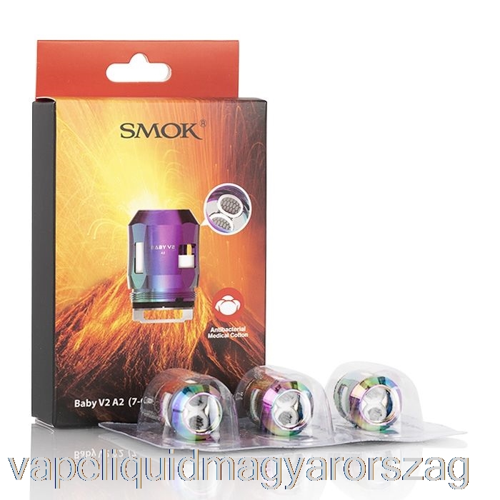 Smok Tfv8 Baby V2 Cseretekercs 0,2 Ohm Baby V2 A2 Dual Coils (szivárvány) Vape Folyadék